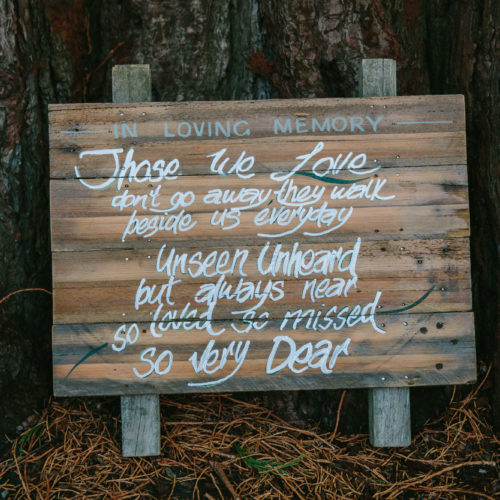 wedding signs wanaka